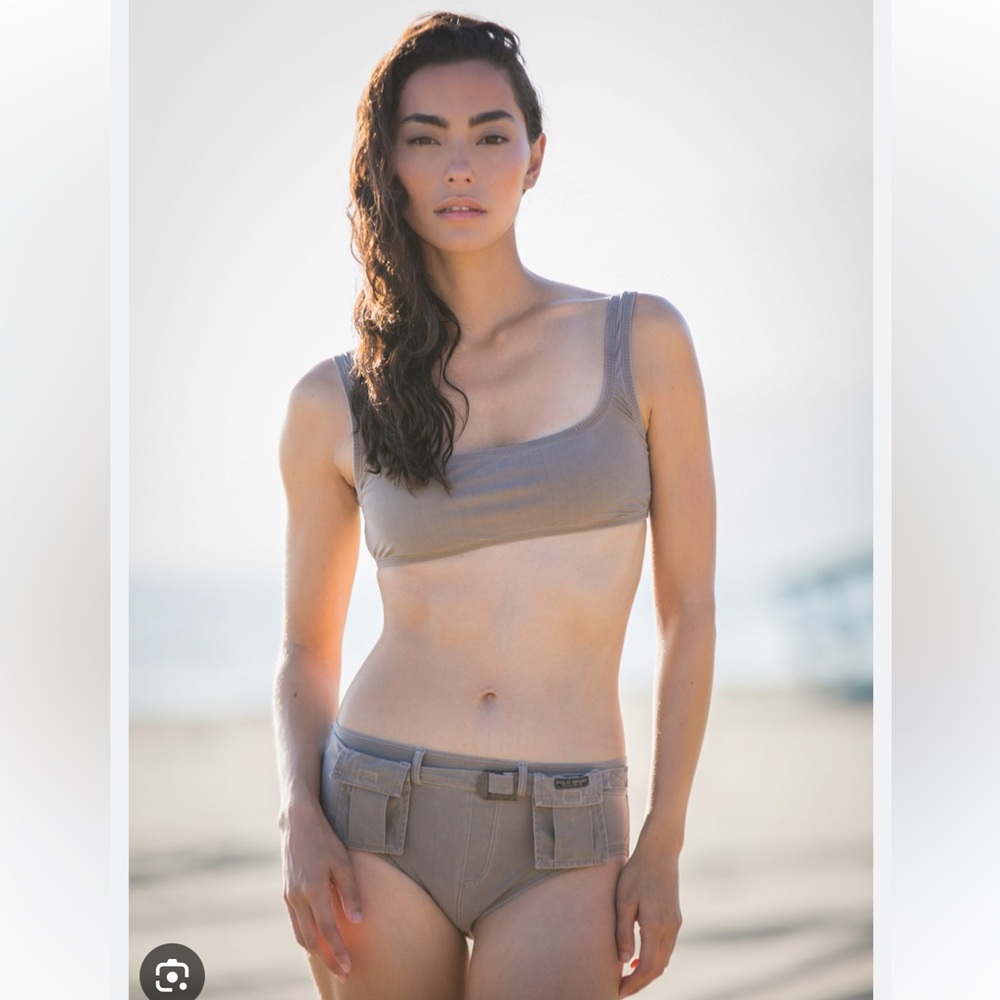 Polo Sport Vintage Bikini by Ralph Lauren Tan, size 6 RARE!!!